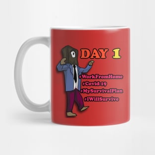 Day 1 Work From Home Mug